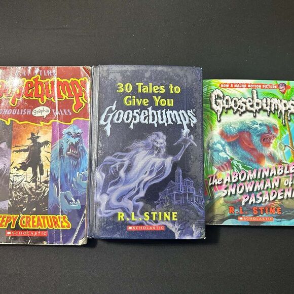 Scholastic Other - Goosebumps bundle by R. L. Stine (Hardcover)  and 2 softcover . Scholastic